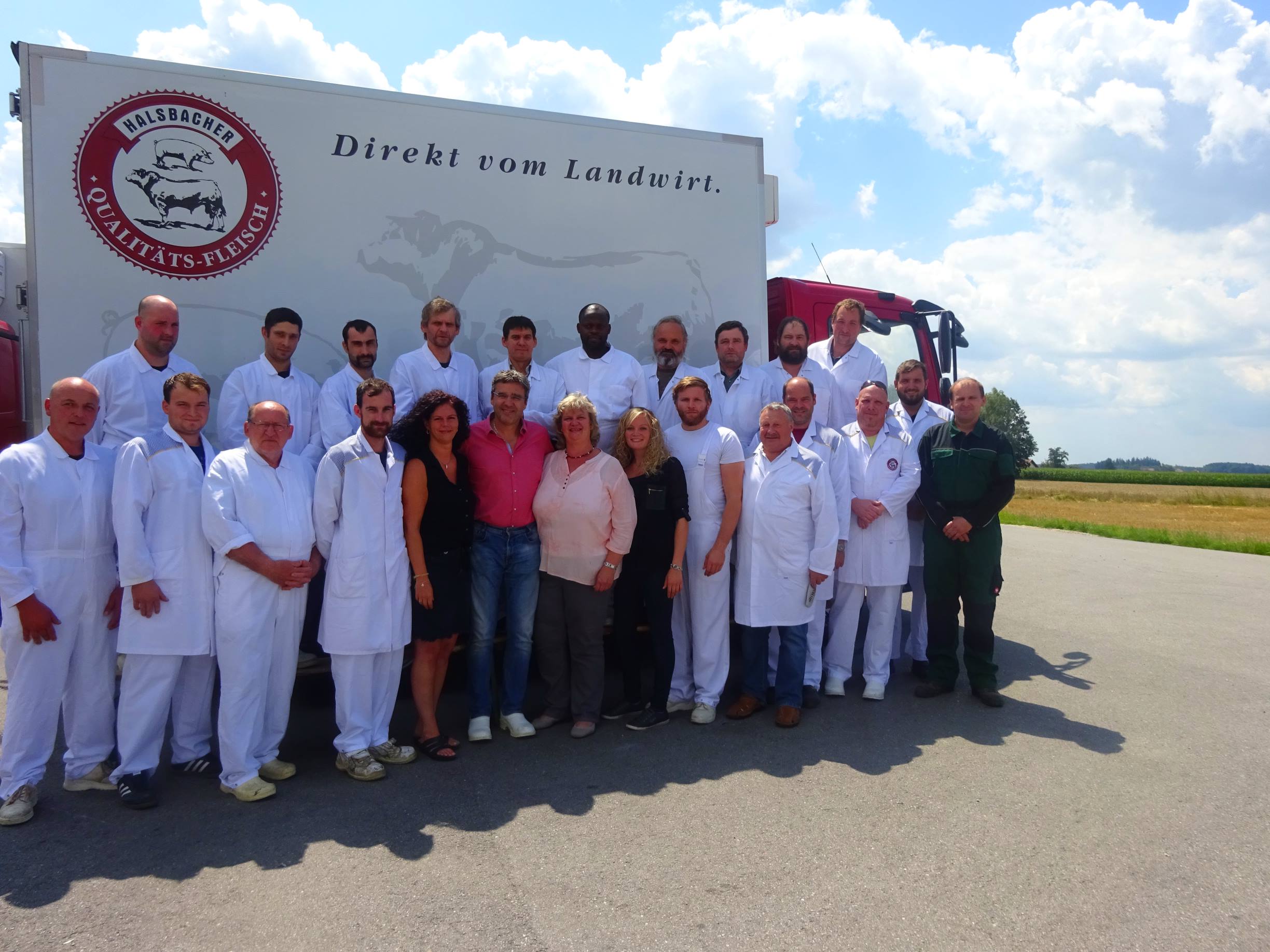 Mitarbeiter der Halsbacher Qualitätsfleisch